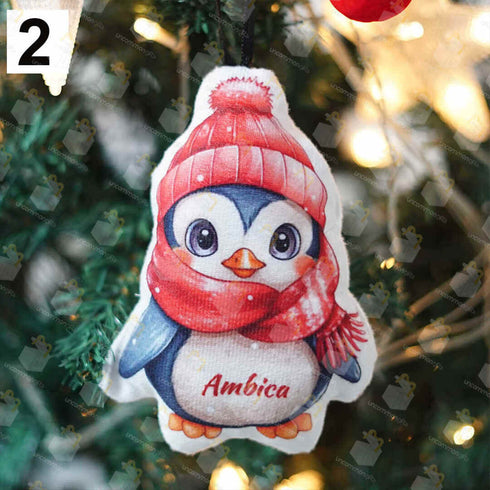 Personalised Plush Ornaments for Christmas